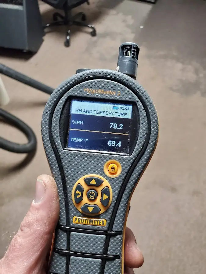 Moisture meter humidity assessment for Mold Remediation & Removal in Westmont